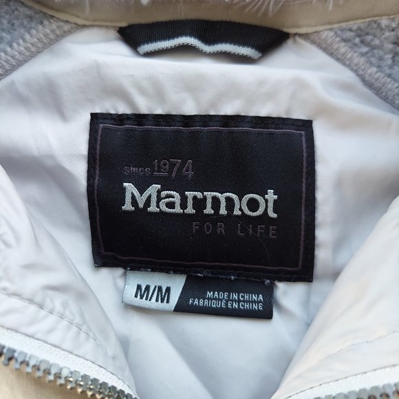 Marmot Thea Jacket in "Bright Steel" (Gray/Beige) - Picture 4 of 15